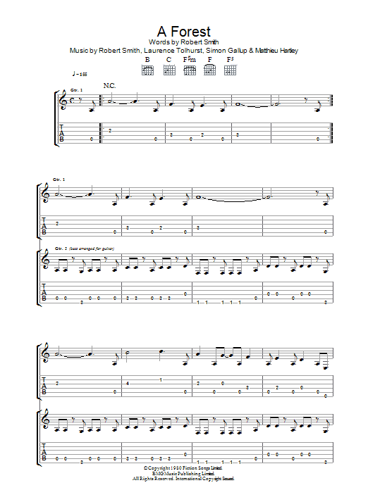 Product gallery: Page 1 of 1 A Forest, The Cure