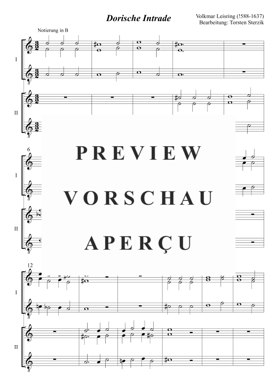 Product gallery: Page 4 of 5 Dorische Intrade, , Trombone Choir - Double Choir