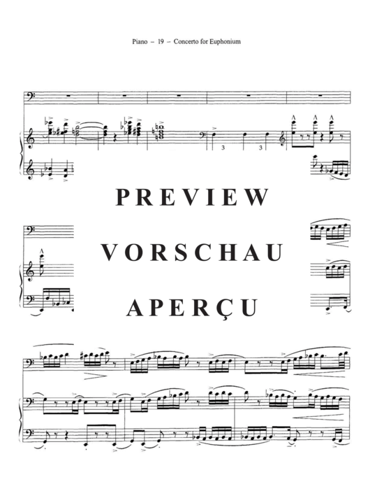 Product gallery: Page 21 of 21 Concerto for Euphonium , , (euphonium + piano)