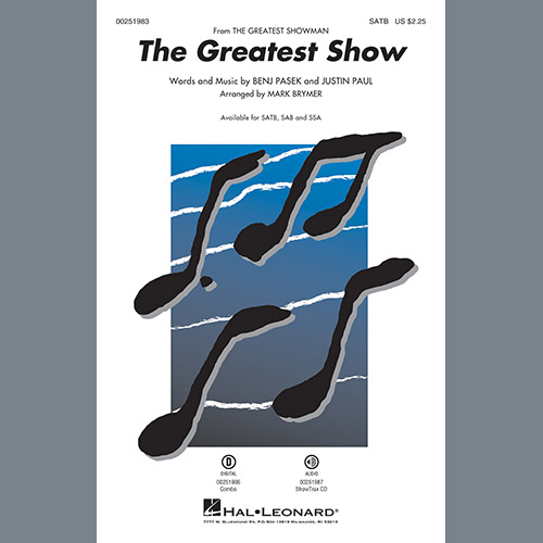 Produktbild zu: The Greatest Show (from The Greatest Showman) (arr. Mark Brymer)