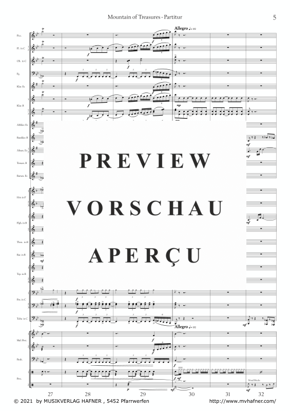 gallery: Mountain of Treasures, , (large wind orchestra)