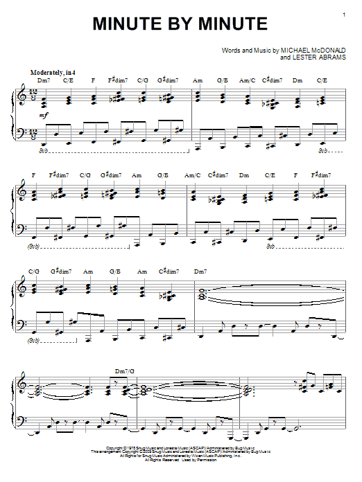 Product gallery: Page 1 of 1 Minute By Minute (arr. Larry Moore), The Doobie Brothers