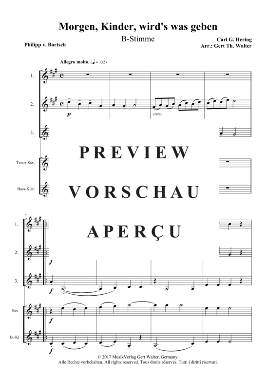Produktgalerie: Seite 4 von 11 Morgen, Kinder, wird´s was geben , , (flexibles Quintett)