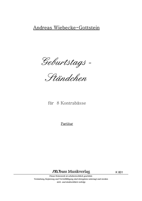 Product picture to: Geburtstags-Ständchen