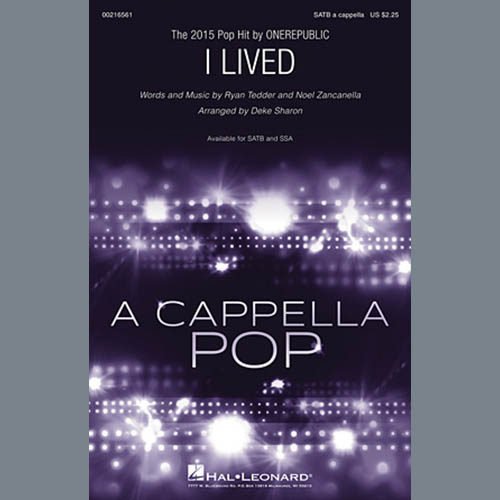 Produktbild zu: I Lived (arr. Deke Sharon)