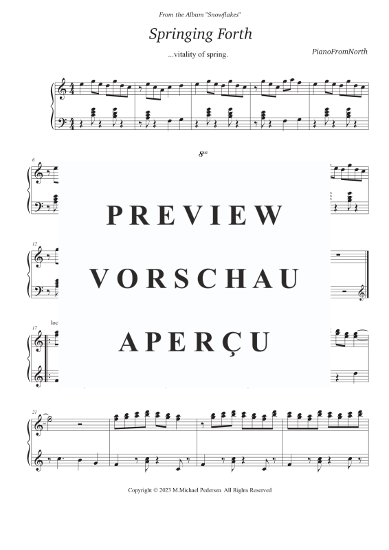 gallery: Springing Forth, Pedersen, Michael, (Klavier Solo)