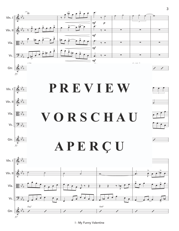 Product gallery: Page 7 of 11 String Quartet #1, , (string quartet and jazz guitar)