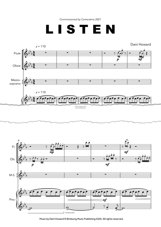Product gallery: Page 1 of 1 Listen, Dani Howard