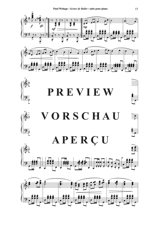 Product gallery: Page 16 of 18 Scènes de Ballet , , Piano Solo