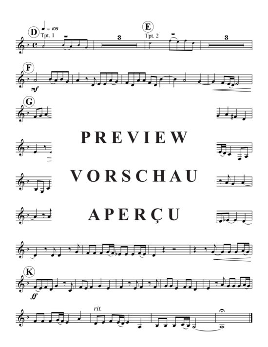 Produktgalerie: Seite 11 von 15 Prelude und Fuge in G-Moll  , , (2x Tromp in B, Horn/Pos, Pos)