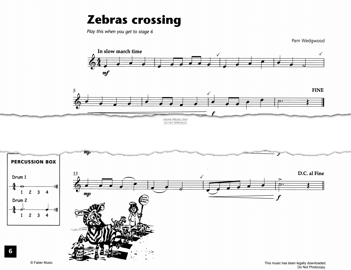 Product gallery: Page 1 of 1 Zebras Crossing, Pam Wedgwood