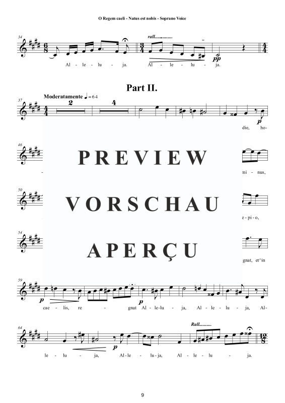 Produktgalerie: Seite 10 von 11 O Regem caeli - Natus est nobis Weihnachtsmotette, , Trio Sopran, Tenor und Bass