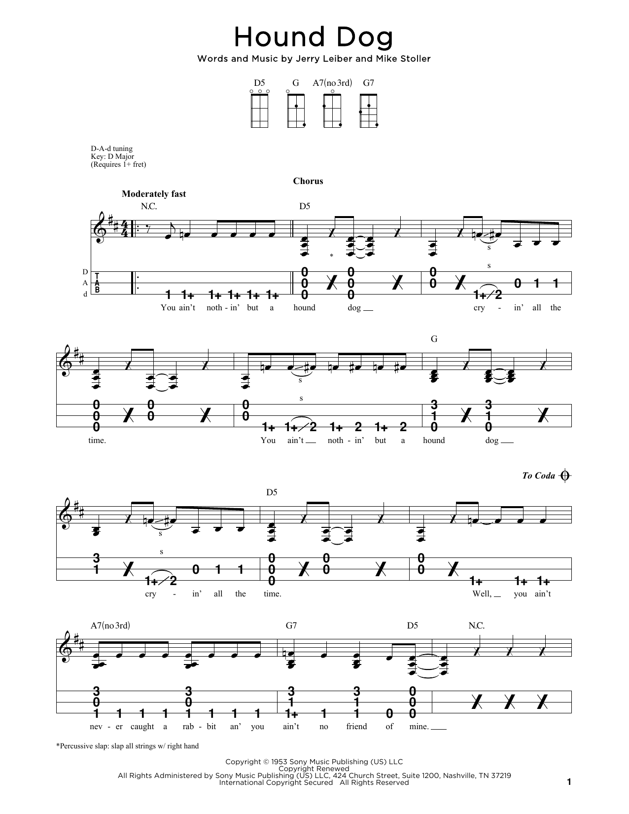 Produktbild zu:  Hound Dog - Elvis Presley