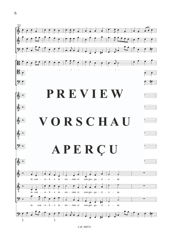 gallery: Confitebor tibi Domine , , (Gemischtes Ensemble 9 Stimmen,2 Streicher,3 Trombonen und BC)