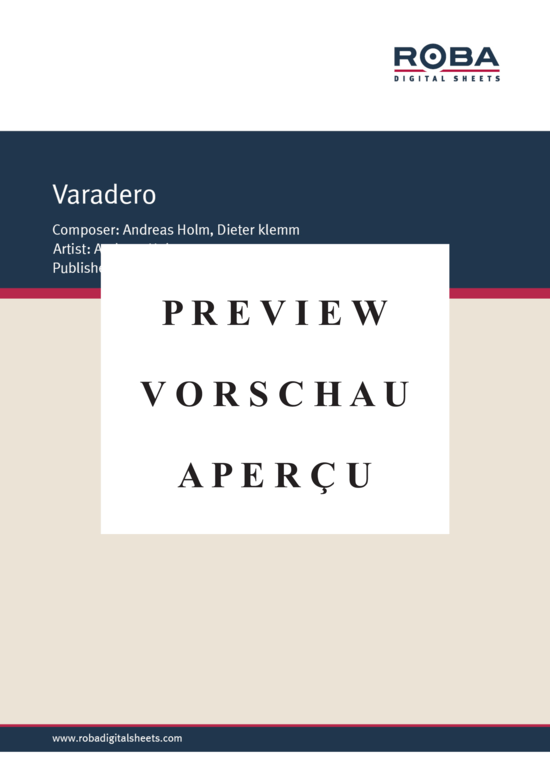 Product gallery: Page 2 of 4 Varadero , , Piano and Voice