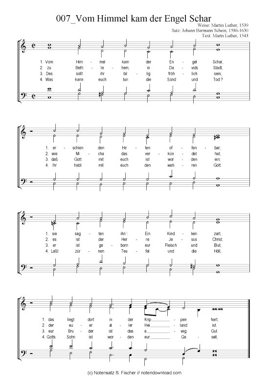 Product picture to: Vom Himmel kam der Engel Schar Chorsatz Alte Meister