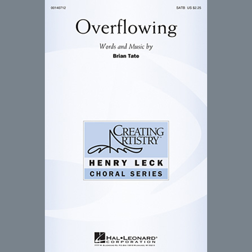 cover: Overflowing, Brian Tate, Chor