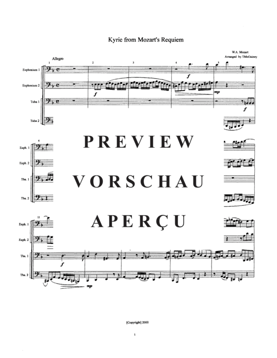 gallery: Kyrie from Requiem , , (Tuba Quartett EETT)