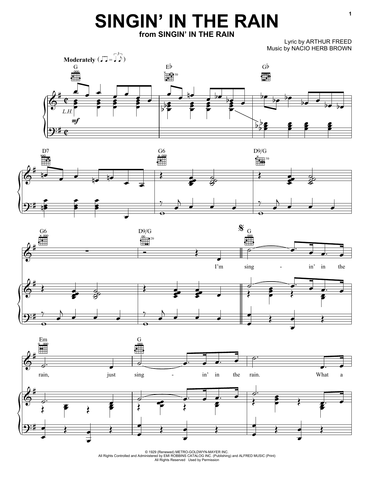 Produktbild zu: Singin' In The Rain