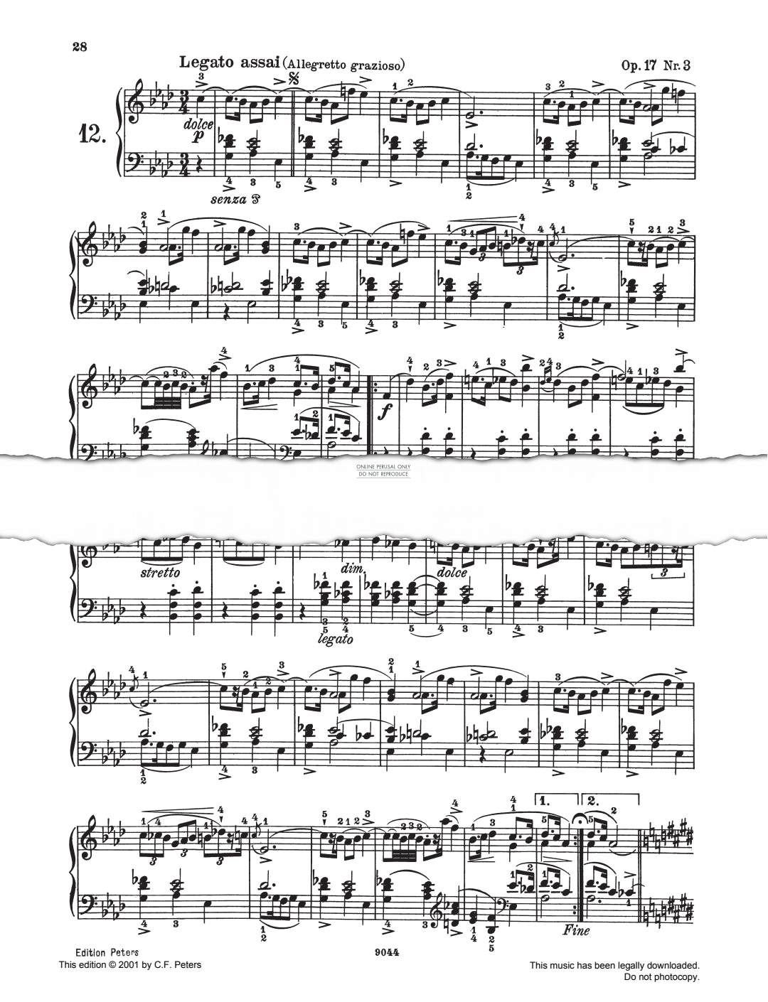 Produktbild zu: Mazurkas Op. 17 No. 3