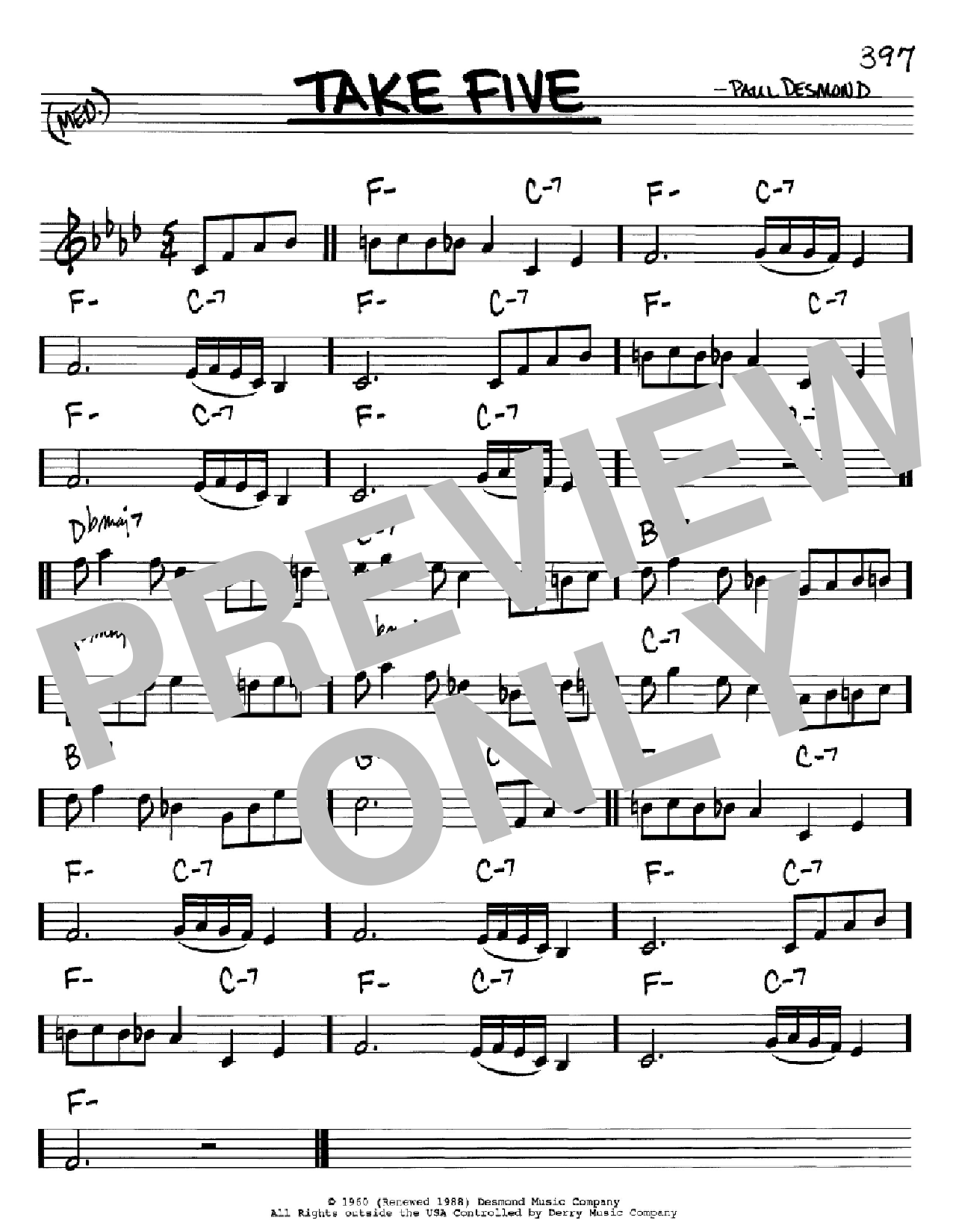 Produktbild zu:  Take Five - Dave Brubeck