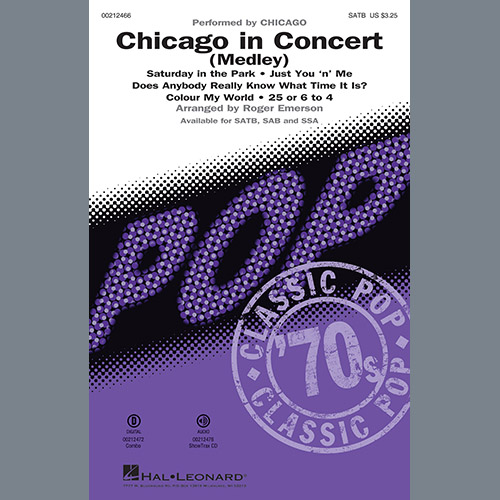 cover: Chicago In Concert (Medley), Roger Emerson