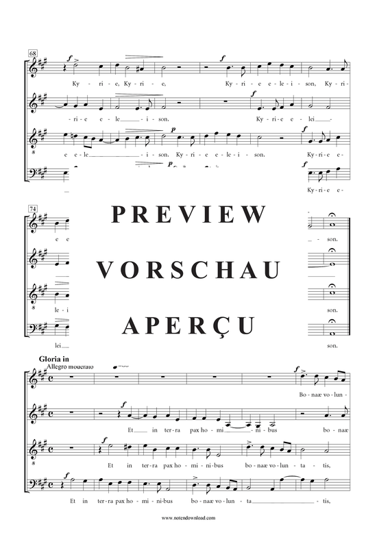 gallery: Messe , , (Gemischter Chor SATB)