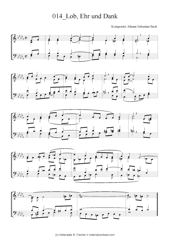 Produktbild zu: Lob, Ehr und Dank Johann Sebastian Bach