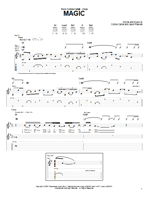 Product gallery: Page 1 of 1 Magic, Colbie Caillat