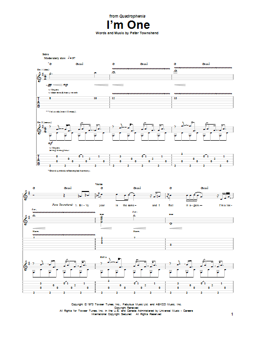 Produktbild zu: I'm One