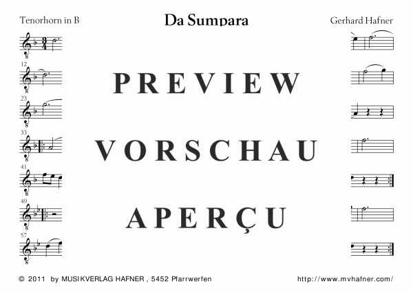Product gallery: Page 8 of 11 Da Sumpara, , (woodwind and brass)