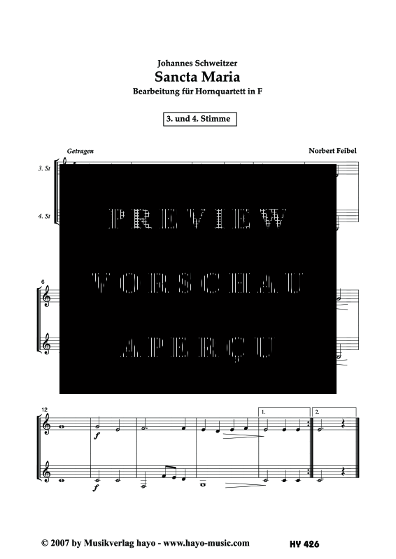 gallery: Sancta Maria, , (Horn Quartett)