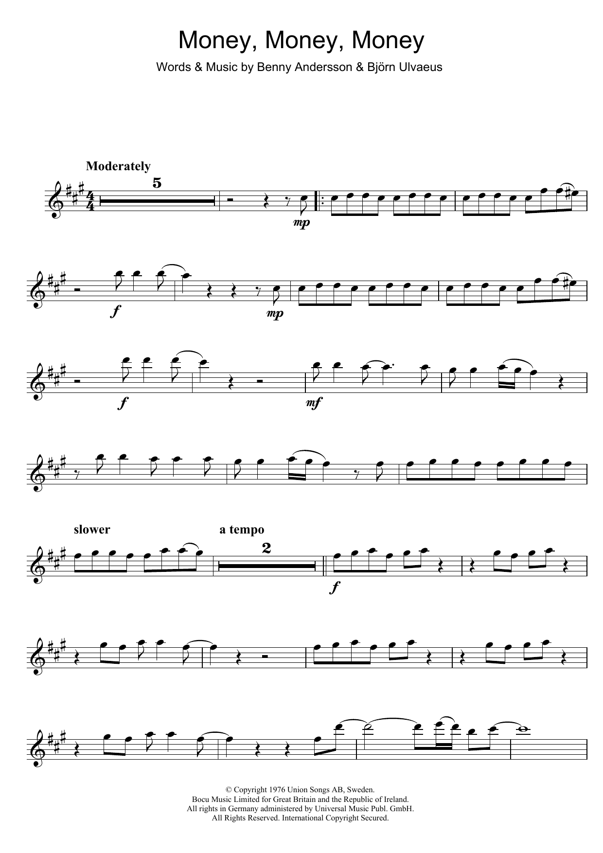 Product gallery: Page 1 of 1 Money, Money, Money, ABBA