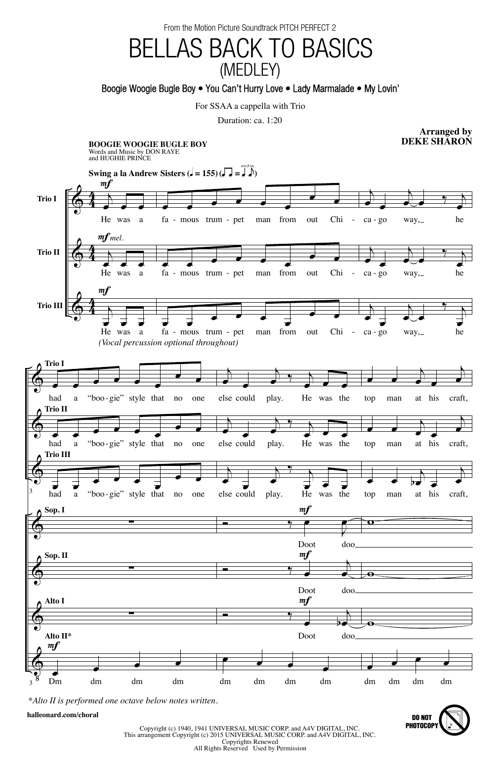 Product gallery: Page 1 of 1 Bellas Back To Basics (Medley), Deke Sharon