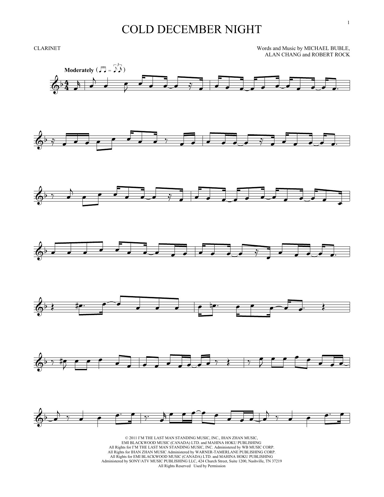 Product gallery: Page 1 of 1 Cold December Night, Michael Buble