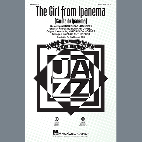 Product picture to: The Girl from Ipanema (Garôta de Ipanema) (arr. Paris Rutherford)