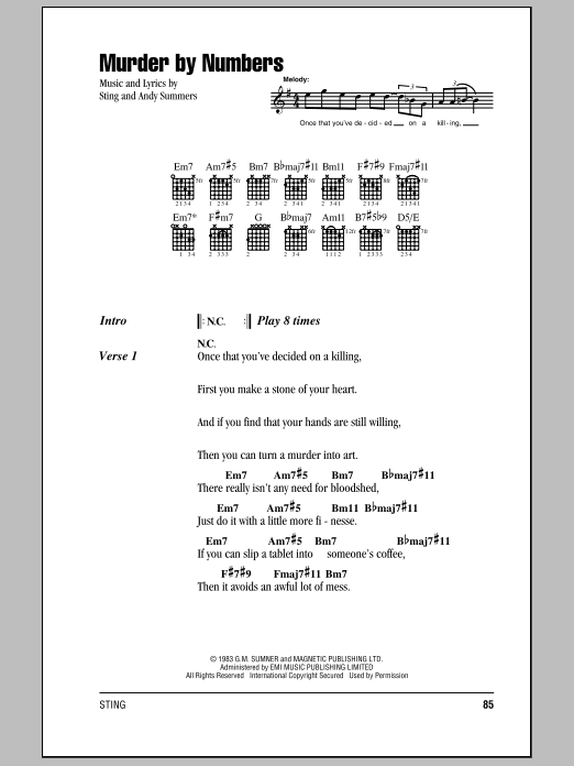 Produktbild zu: Murder By Numbers