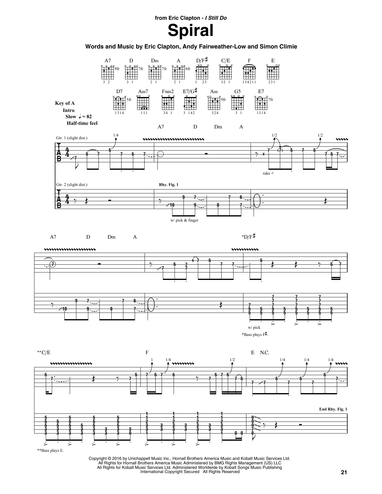 Product gallery: Page 1 of 1 Spiral, Eric Clapton