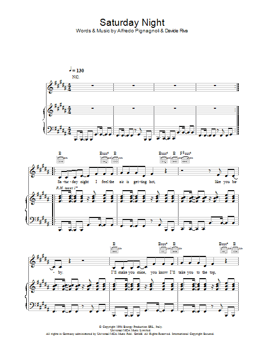 Product picture to: Saturday Night - Whigfield