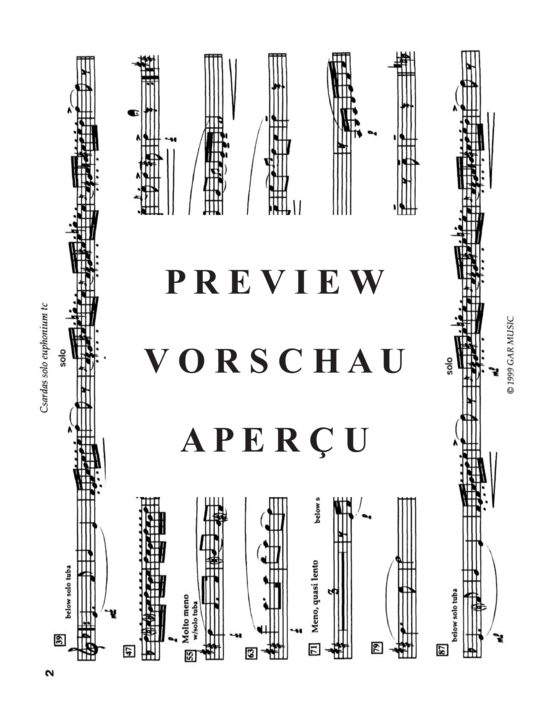 Produktgalerie: Seite 20 von 21 Csardas , , (Tuba Quatett + Euphonium Solo + Tuba Solo)