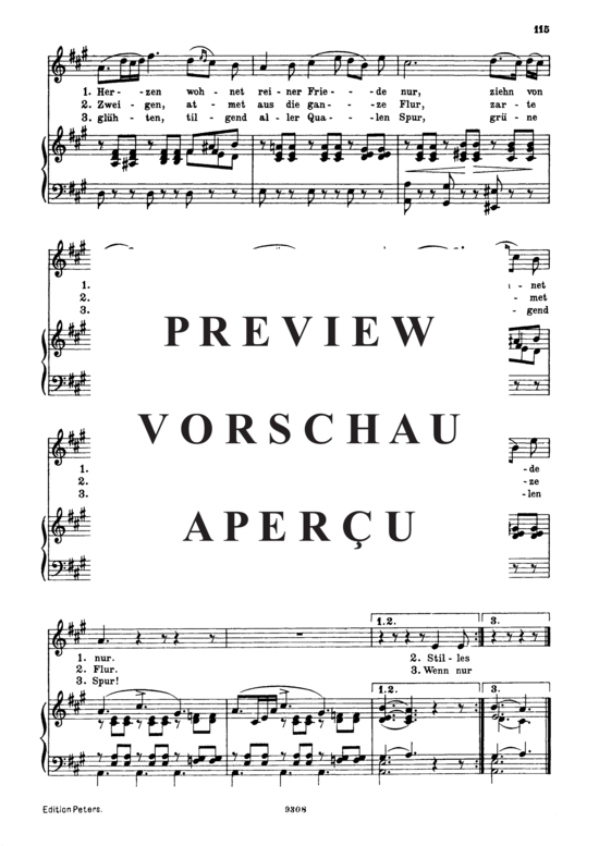 Product gallery: Page 3 of 3 Im Haine D.737, , High Voice and Piano