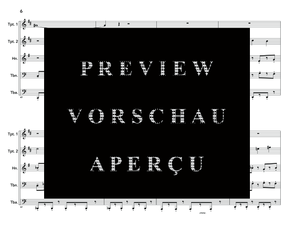 Produktgalerie: Seite 10 von 11 Brass Turbulences, , (Blechbläser Quintett)