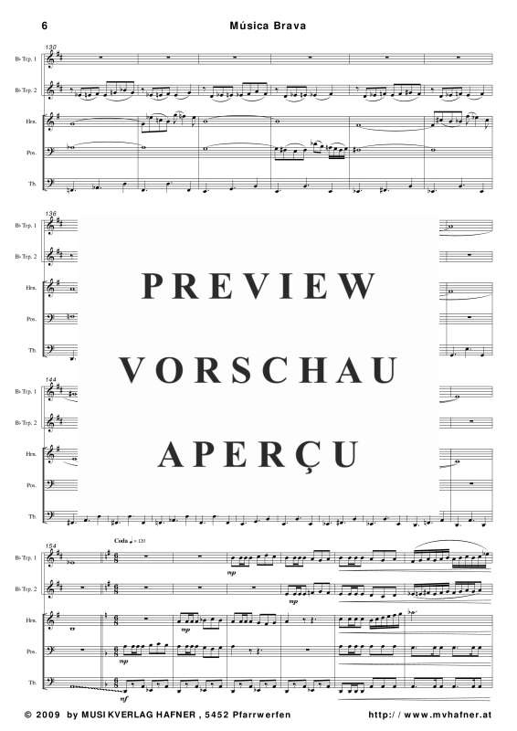 Produktgalerie: Seite 11 von 11 Música Brava, , (Blechbläser Quintett)