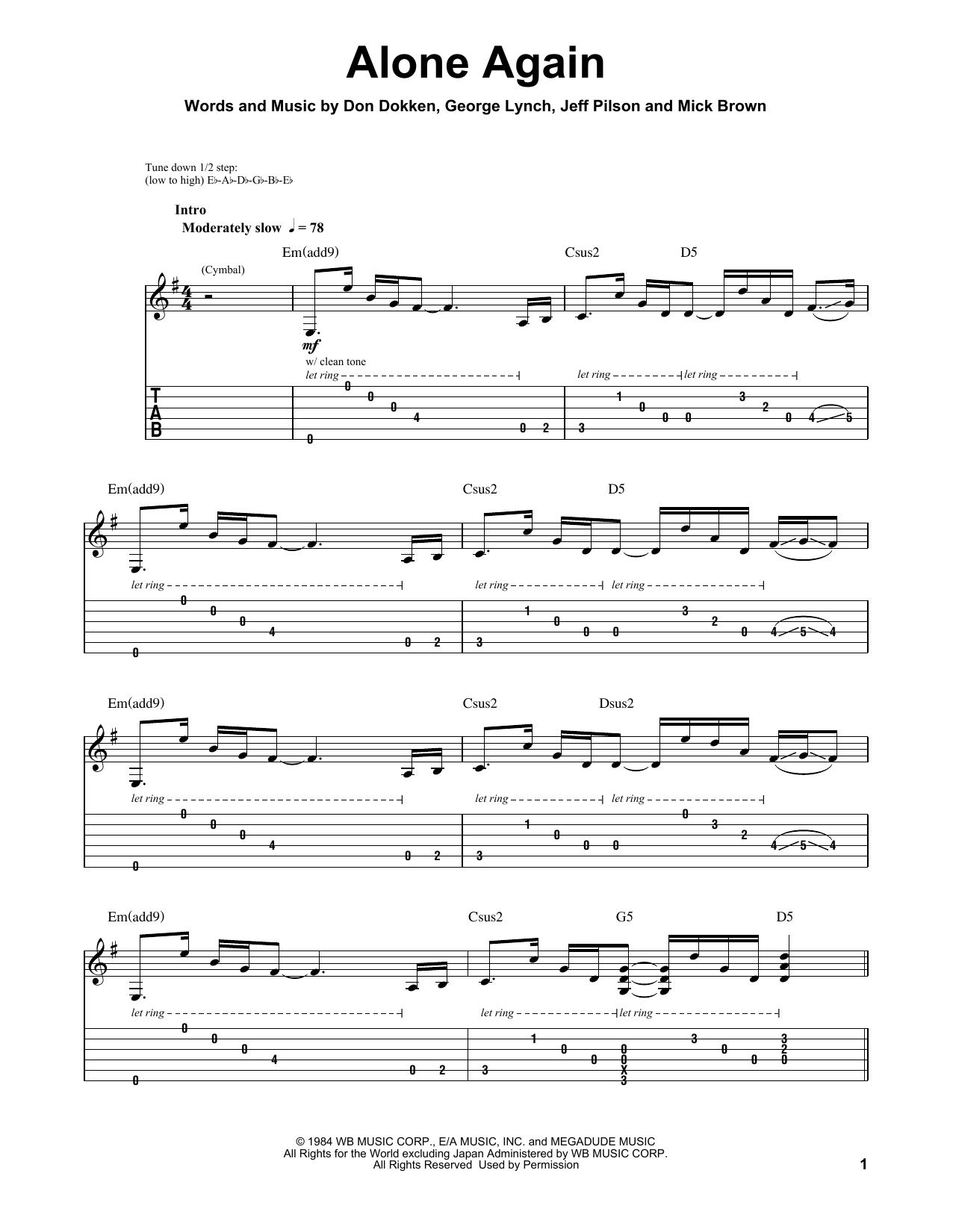 Product picture to:  Alone Again - Dokken