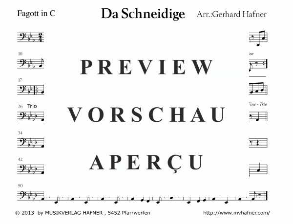 Product gallery: Page 9 of 11 Da Schneidige, , (large wind orchestra)