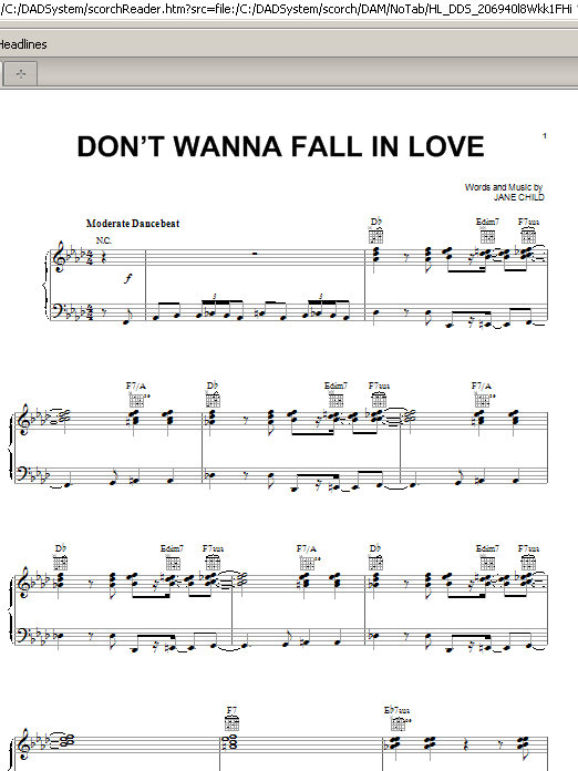 Produktbild zu: Don't Wanna Fall In Love
