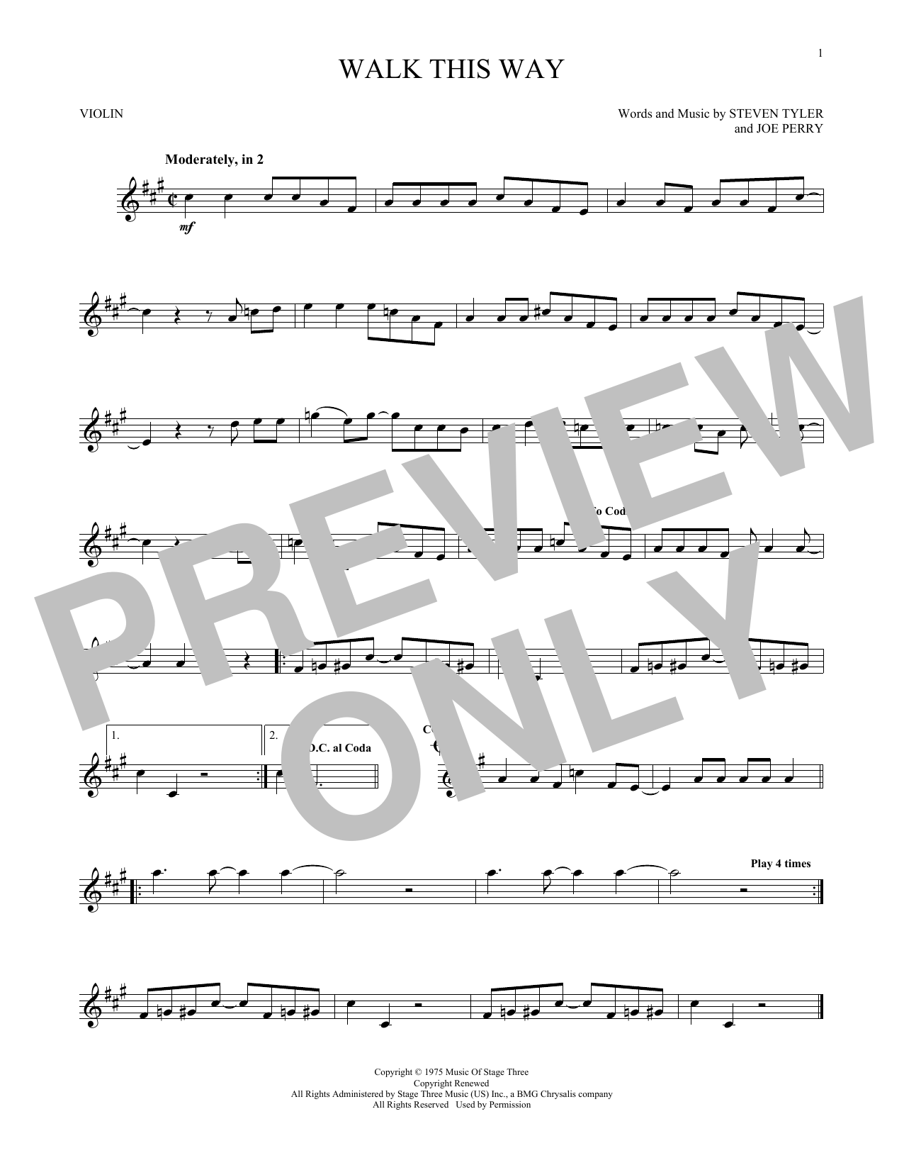 Product gallery: Page 1 of 1 Walk This Way, Aerosmith