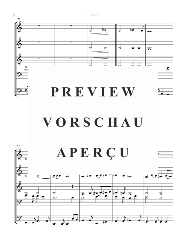 Produktgalerie: Seite 4 von 11 Abide With Me, , Blechbläser Quintett