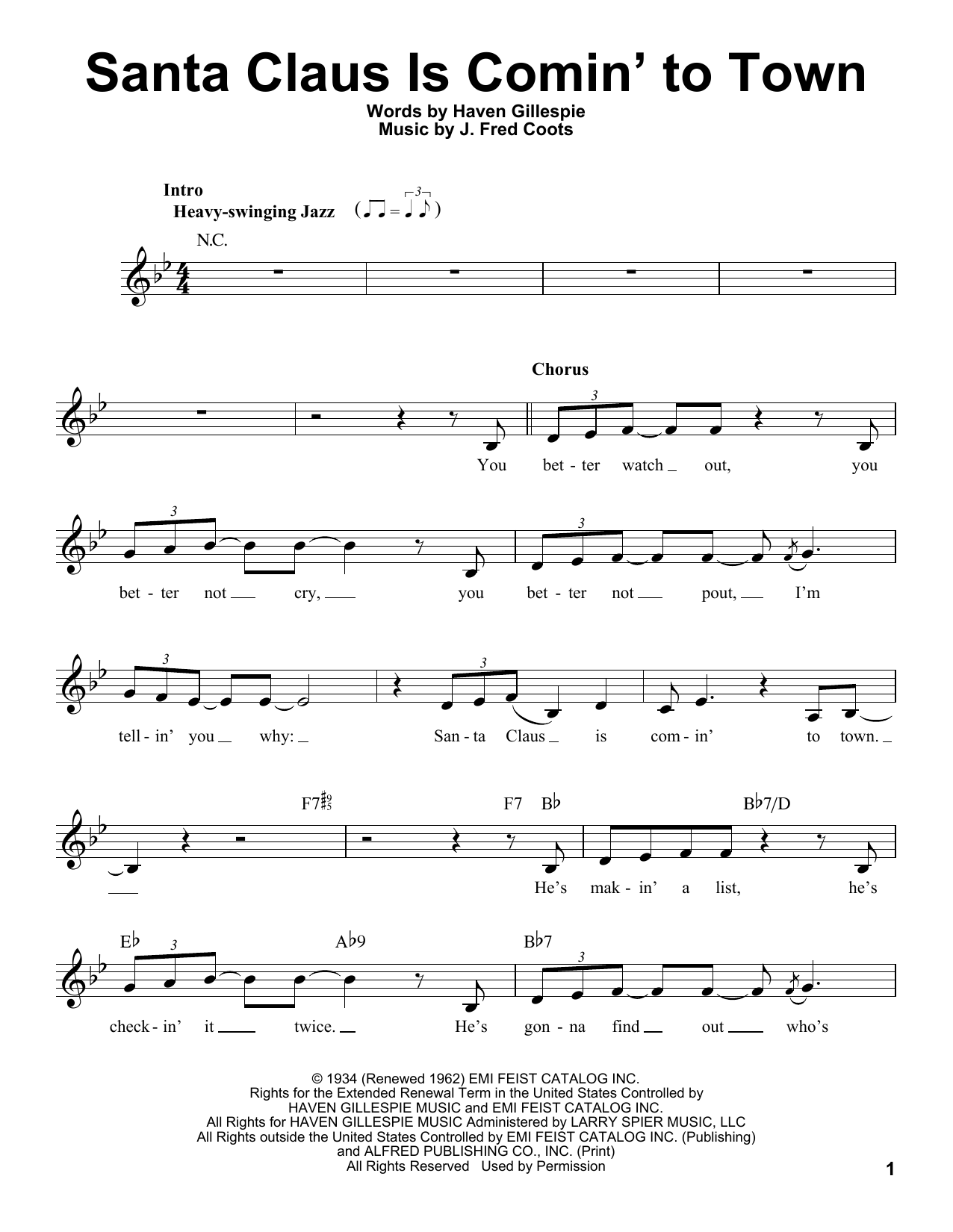 Produktbild zu: Santa Claus Is Comin' To Town