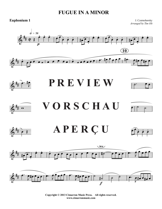 Product gallery: Page 7 of 16 Fugue in A minor , , (2x Baritone, 2x Tuba)